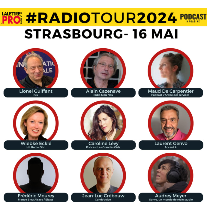 RadioTour à Strasbourg : voici les intervenants