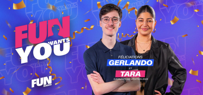 Gerlando et Tara rejoindront l’équipe de Fun Radio Belgique dès cet été pour réaliser leur rêve : devenir animateur.