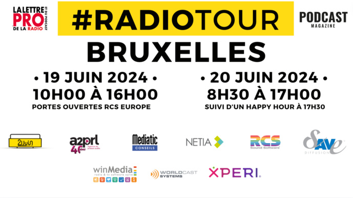 RadioTour à Bruxelles : les inscriptions sont ouvertes