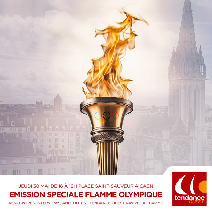 Tendance Ouest accompagne la Flamme olympique à Caen