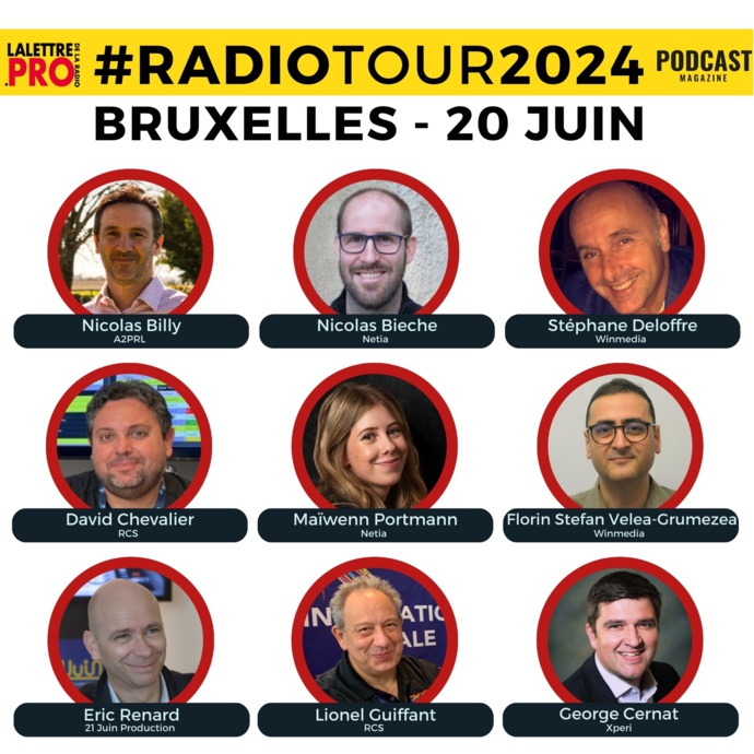 RadioTour à Bruxelles : voici les intervenants confirmés