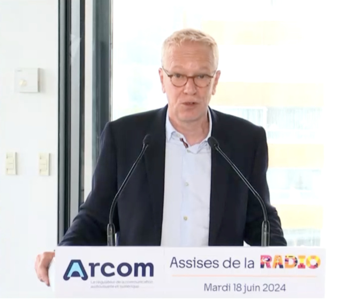 Hervé Godechot membre de l'Arcom et président du groupe de travail "Radio et audio numérique"