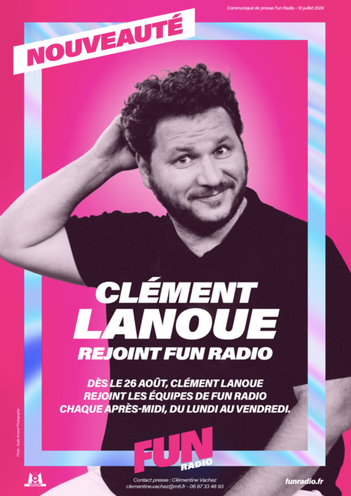 Après Europe 2, Clément Lanoue rebondit sur Fun Radio 