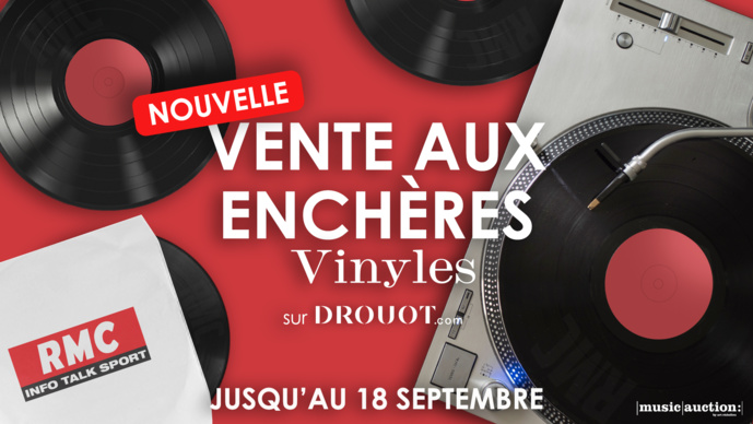 RMC : nouvelle vente aux enchères de vinyles