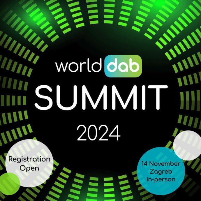 Le WorldDAB Summit 2024 aura lieu à Zagreb