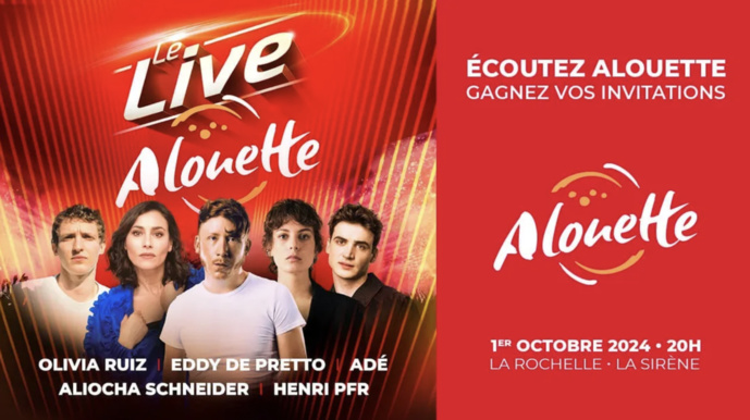 Alouette organise un "Live Alouette" à La Rochelle 