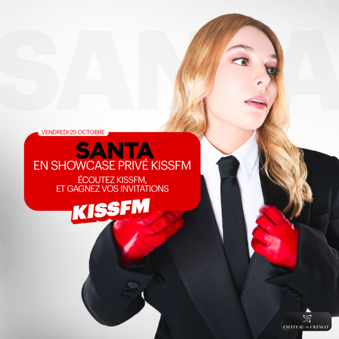 Kiss FM reçoit la chanteuse Santa