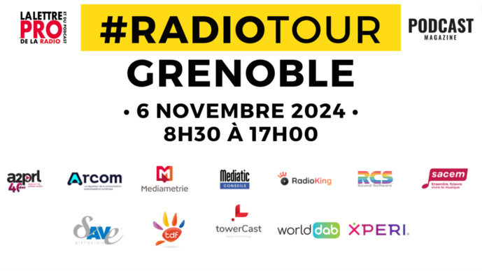 RadioTour à Grenoble : téléchargez votre badge d'accès