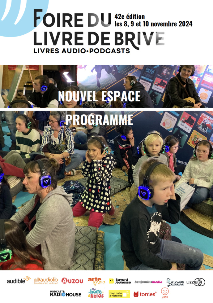 Des livres audio et des podcasts à la Foire du livre à Brive