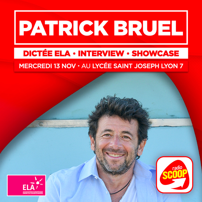 Patrick Bruel bientôt à Lyon avec Radio Scoop