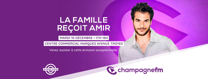 Amir en concert avec Champagne FM 