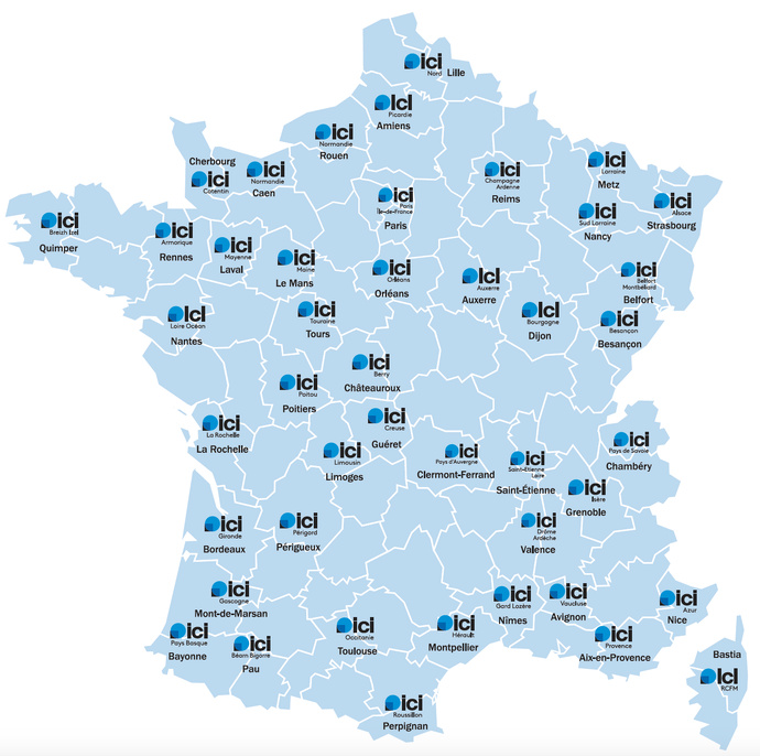 Ce lundi matin, France Bleu est devenue "Ici"