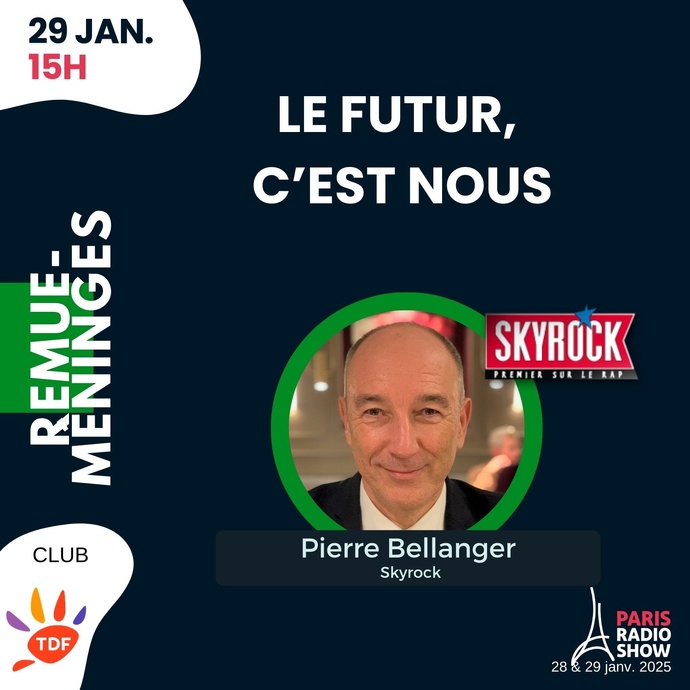 "Le futur, c’est nous" : Pierre Bellanger au Paris Radio Show