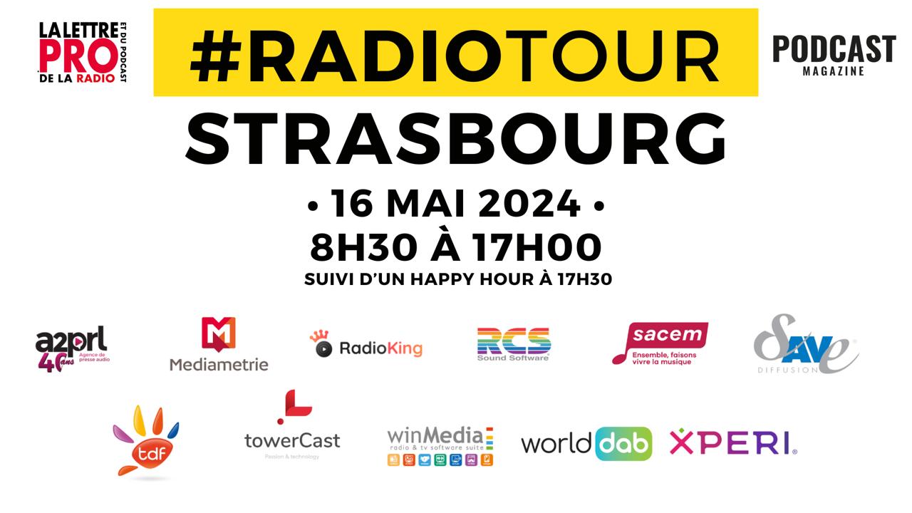 RadioTour à Strasbourg : téléchargez votre badge d'accès gratuit