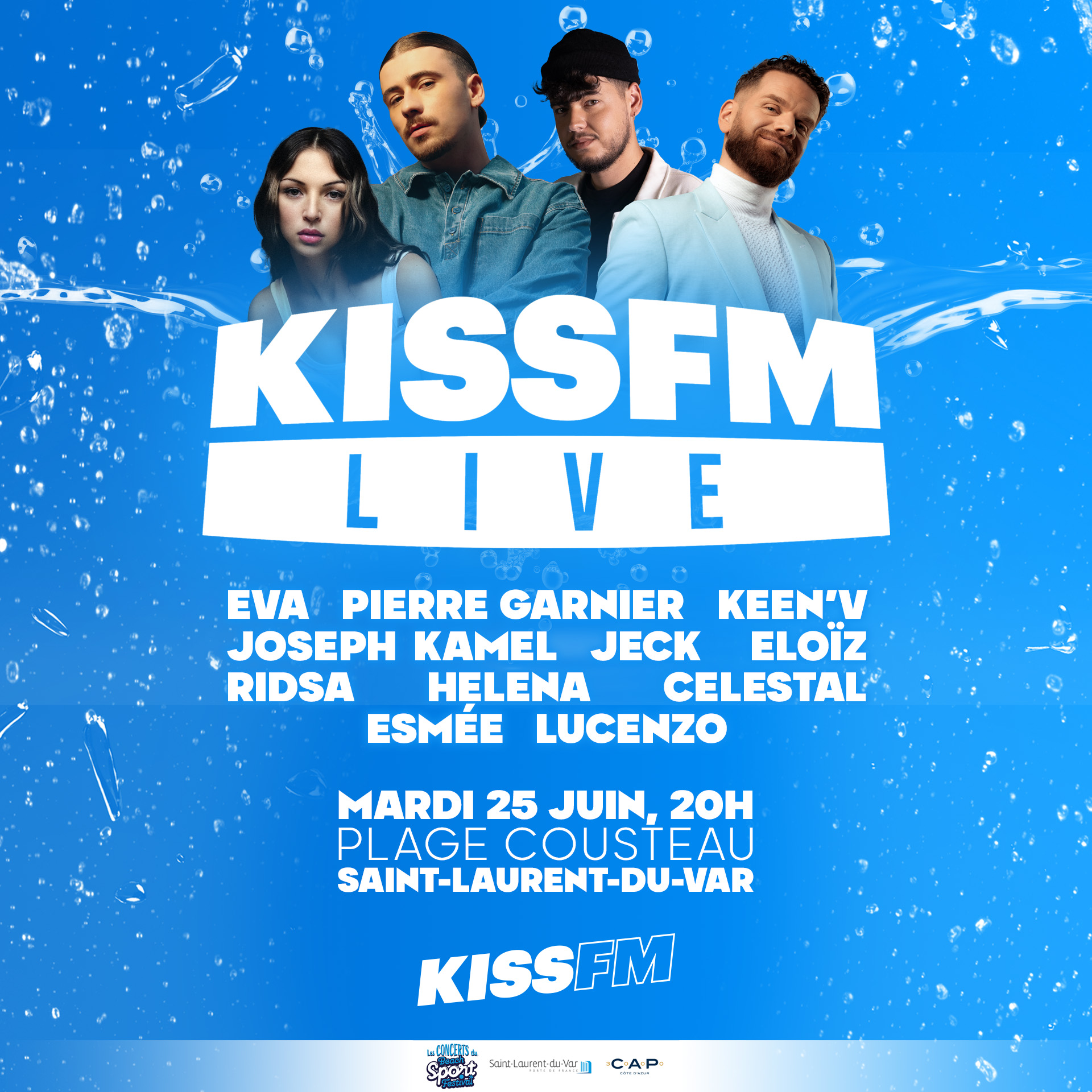 Kiss FM : un "Kiss FM Live" pour lancer la saison estivale 