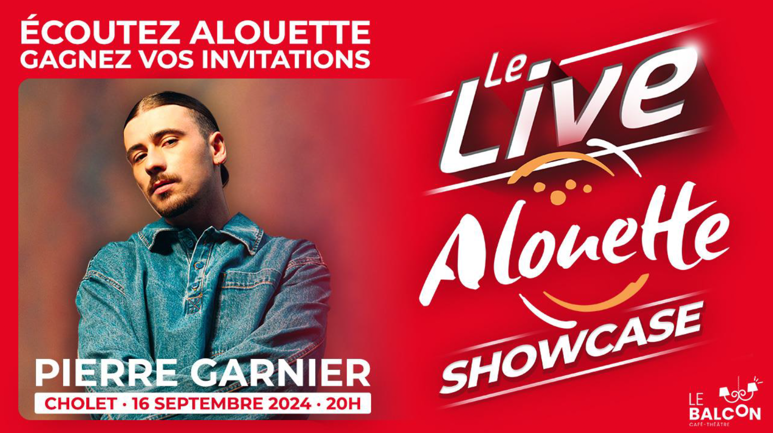 Un "Live Alouette Showcase" avec Pierre Garnier à Cholet