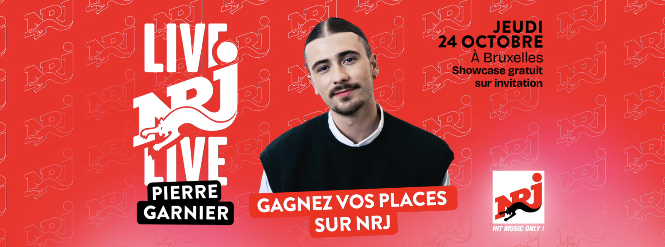 NRJ Belgique prépare un showcase avec Pierre Garnier