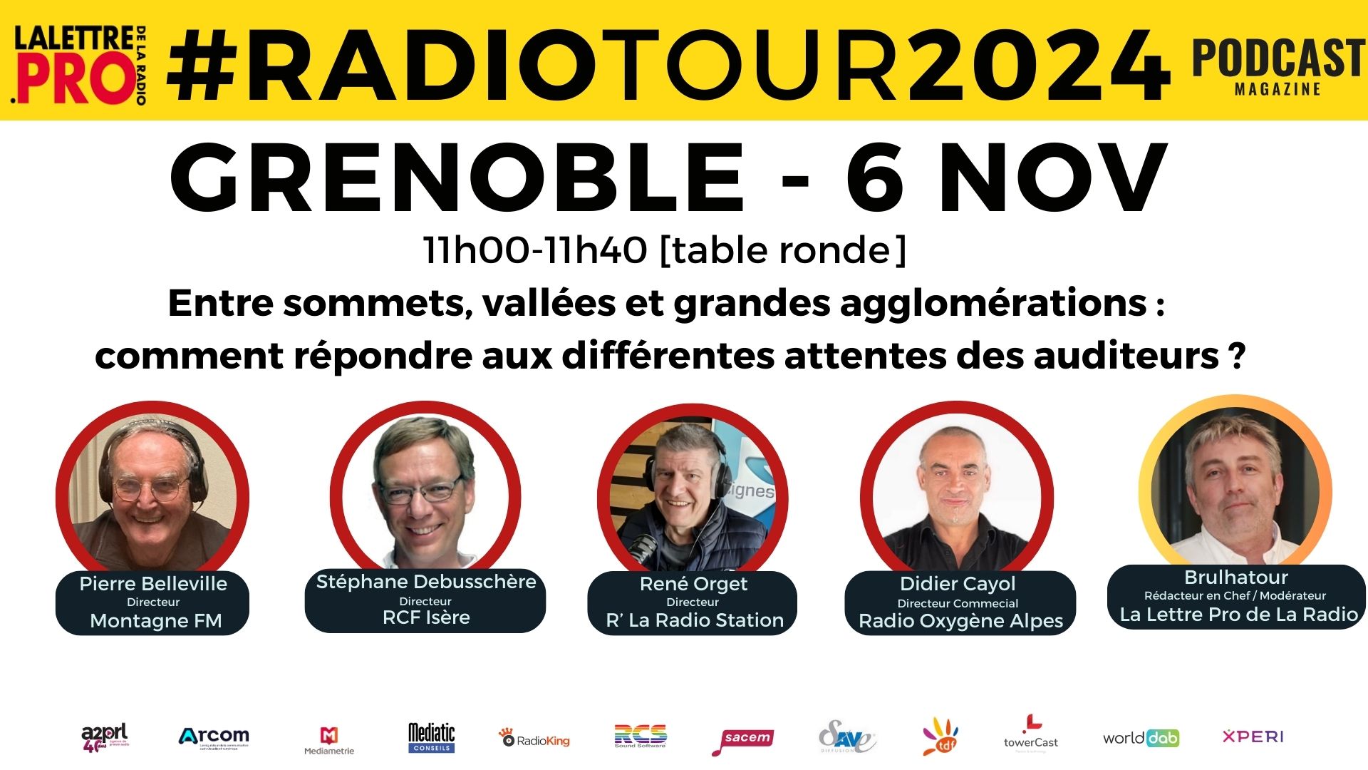 Trois temps forts au RadioTour à Grenoble