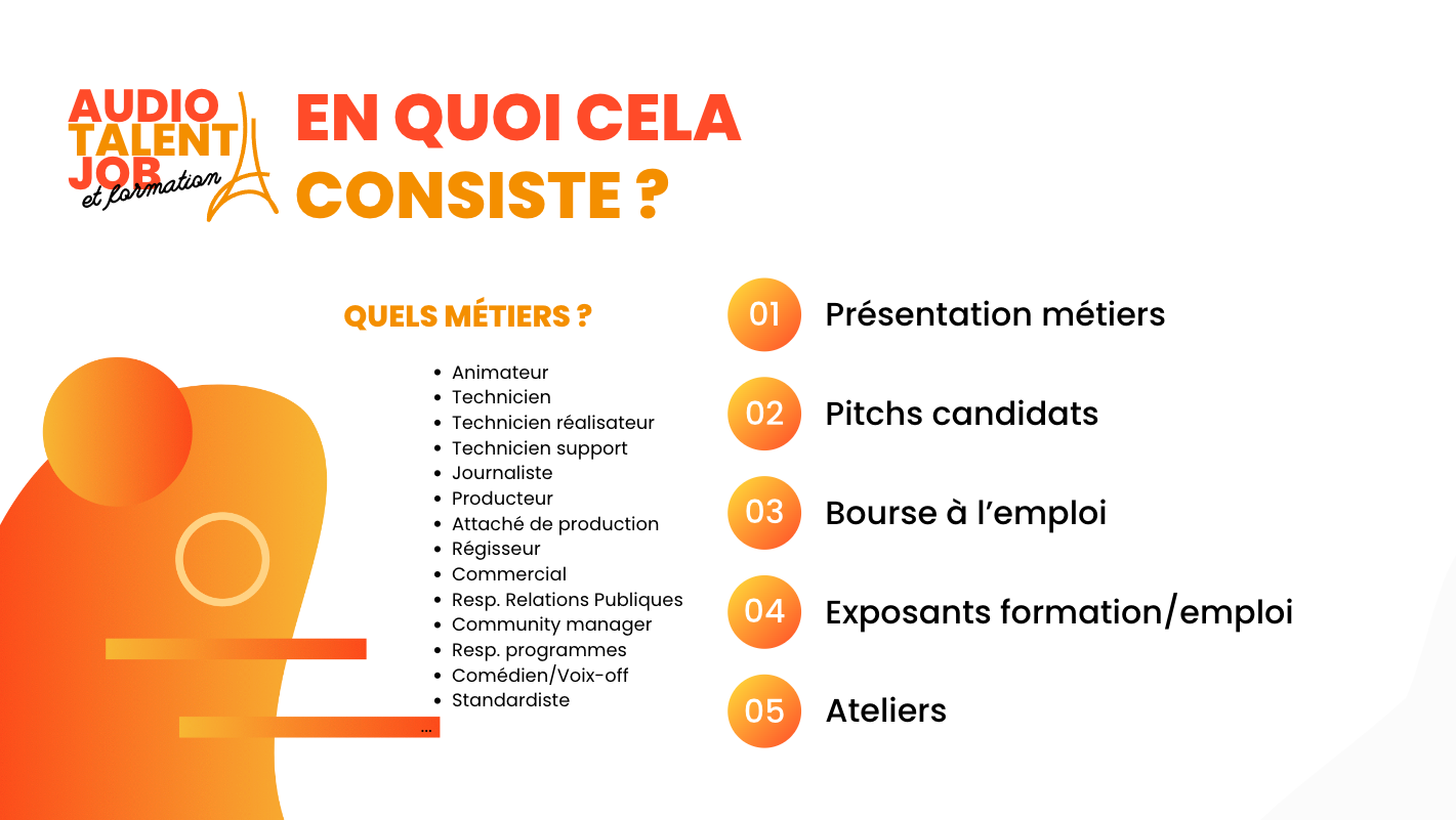 Vous formez dans le secteur audio ? Rendez-vous à l’Audio Talent Job !