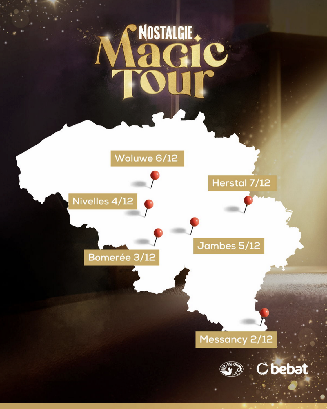 Belgique : le "Nostalgie Magic Tour" revient illuminer les fêtes