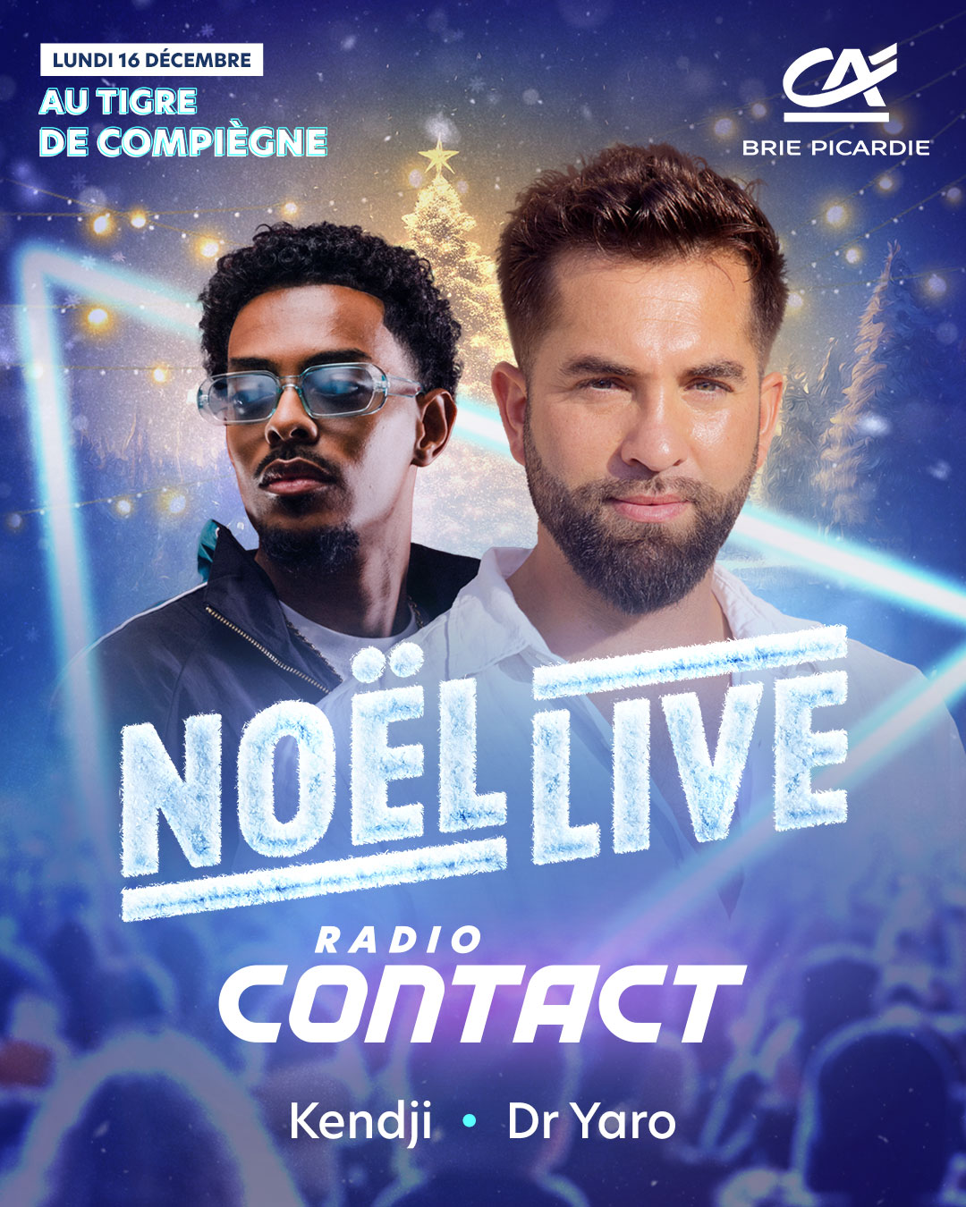 Radio Contact organise un "Noël Live" avec Kendji Girac et Dr. Yaro