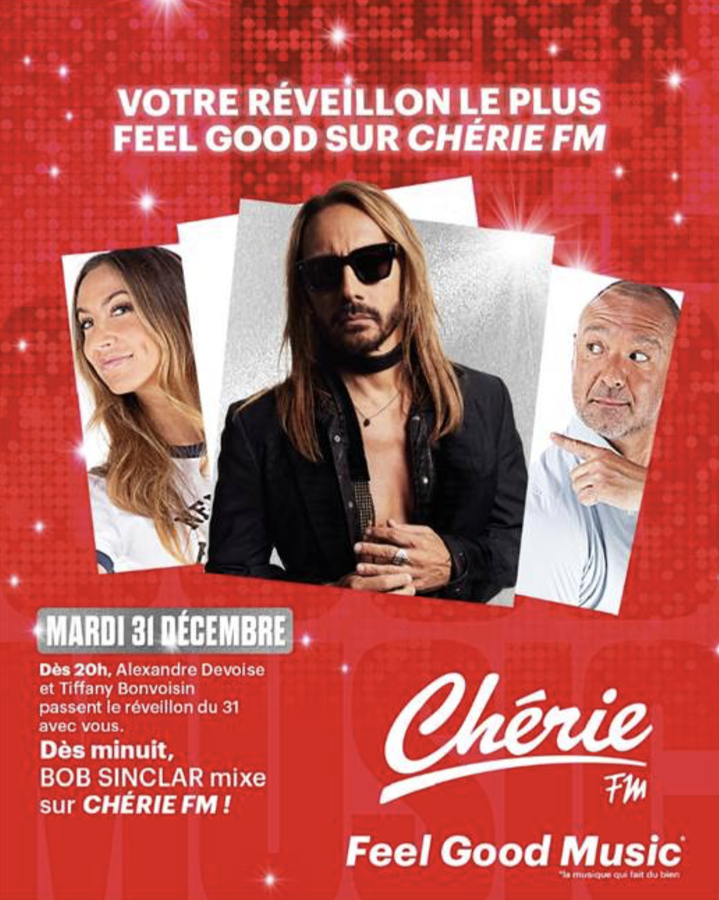 Chérie FM passe le 31 décembre avec Bob Sinclar