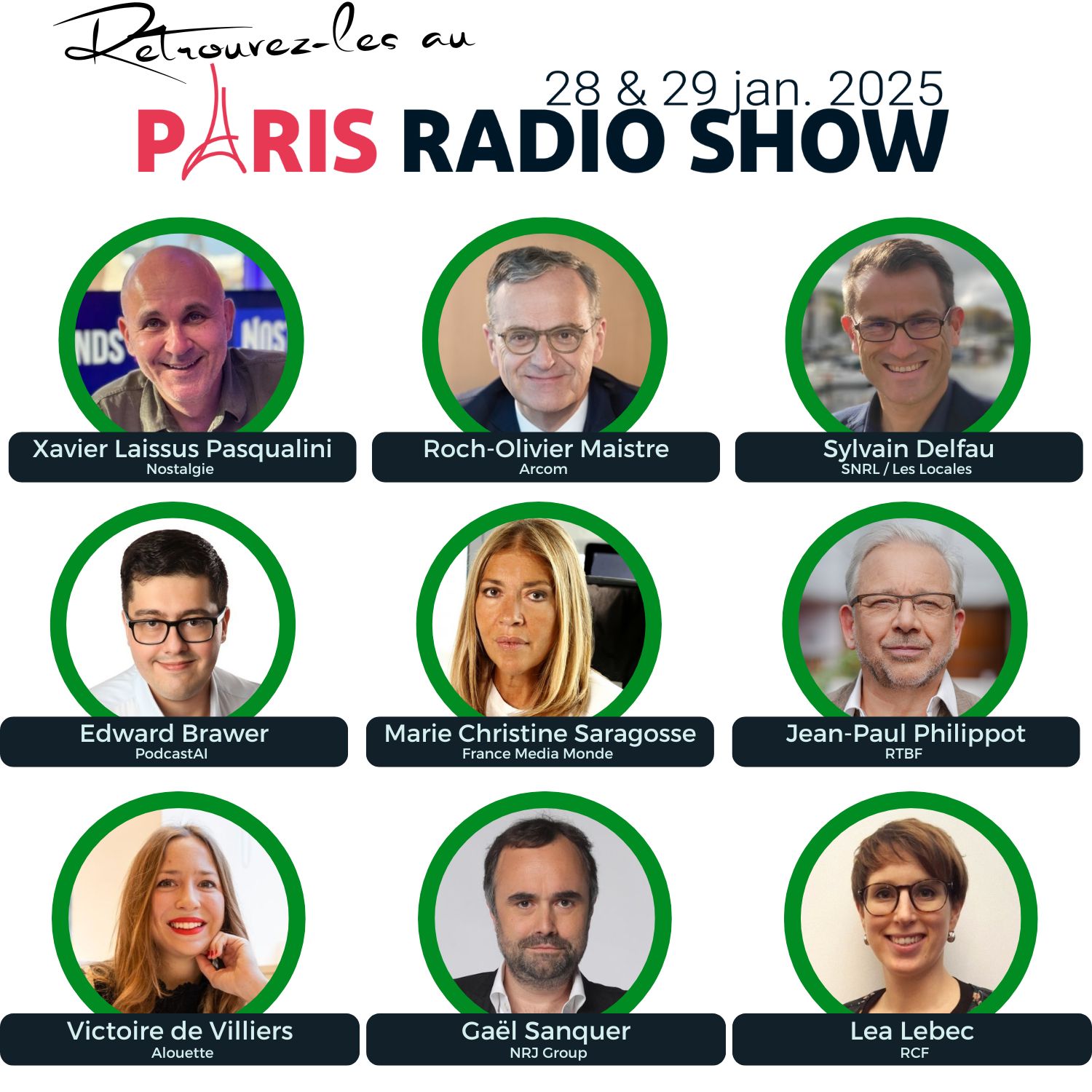 Paris Radio Show 2025 : ils confirment leur présence 