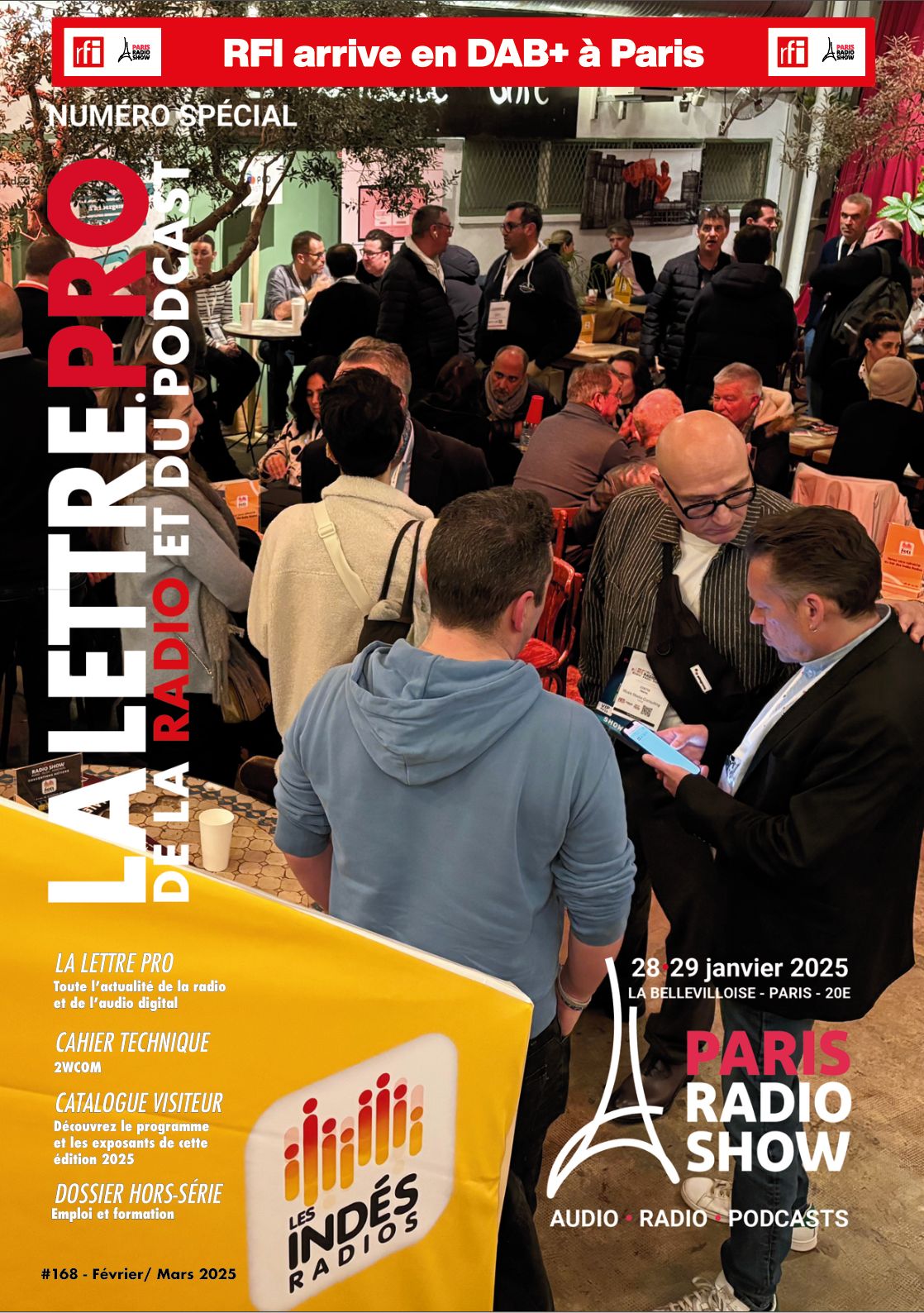 Plus de 70 pages pour le nouveau mensuel La Lettre Pro de la Radio