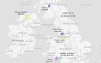  Zones utilisant ou partageant les sous-bandes III utilisées par les services DAB locaux