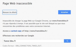 Plusieurs sites de Radio France inaccessibles