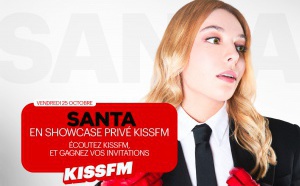 Kiss FM reçoit la chanteuse Santa