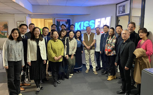 Kiss FM accueille une délégation chinoise