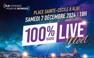 Albi s’illumine avec le 100% Radio Live de Noël