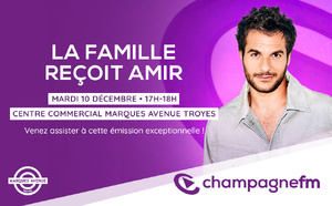 Amir en concert avec Champagne FM 