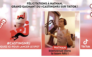 Nathan remporte de la 2ᵉ édition du casting NRJ sur TikTok 