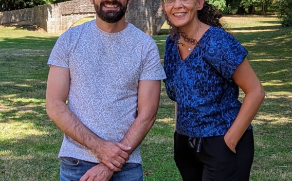 Jean-Marc Courrèges-Cénac et Siham Mineur, coprésidents de l’Assemblée Régionale des Radios Associatives. © ARRA.